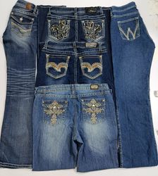 Jeans acampanados Y2K (RV # 258)