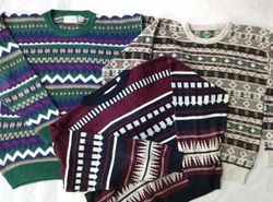 CR6517 Y2K Colorful Sweater
