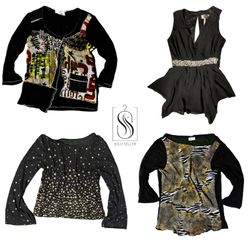 Y2K black gothic full sleeve tops (SS-006)