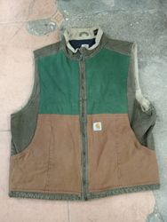 CR1293 Upcycled Carhartt Vest Jackets