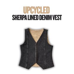 Veste Deim doublée en Sherpa upcyclée - Moq 15pcs