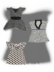 YV 233 Half sleeve blouses 7P