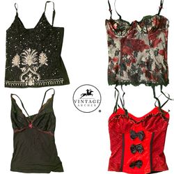 Y2K Hot Chick Cami Tops: 7 Pcs M-5