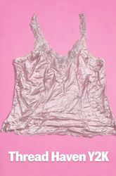 TH # 29 Y2K camisole Pipen Nick Sheer Net Top