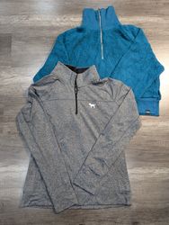 3695 - Pink ¼ Zipper