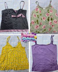 Y2K Vintage Cami & Summer Top Bundle – Mixed Style..