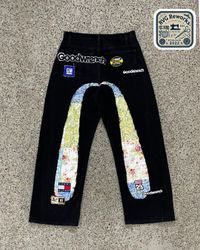 Upcycled Evisu Inspired Jeans