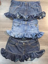 3712 - Upcycled Y2K Style Skirts