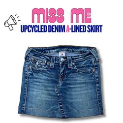 Mini jupe doublée Upcycled MIss Me - Moq 20pcs