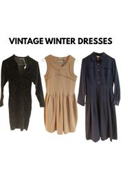 Vintage winter dresses