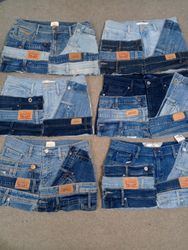 Saia Cinturada Upcycled Levi's HD1356 para Mulhere..