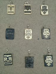 HD1358 Upcycled Rock Revival Key Chains