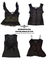 Y2K Goth Chick Cami Tops