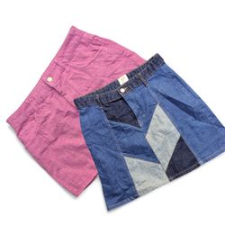 SAY#413 Beautiful denim mini skirt • Chic and vers..