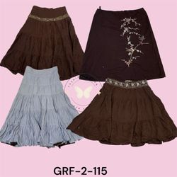 Women’s Pure Cotton A-Line Skirt – Breathable & Li..