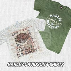 Vintage Harley Davidson Motorcycle Graphic Tee