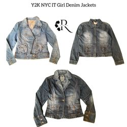 Y2K NYC IT Girl Denim Jackets RW-1565