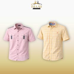 Branded button-up shirts