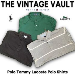 Polo Tommy Lacoste chemises polo