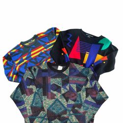 Funky pattern knitwear