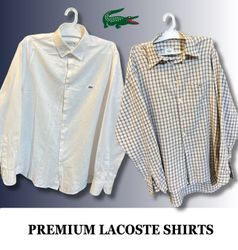 Premium Lacoste Full Sleeve Button up Shirts