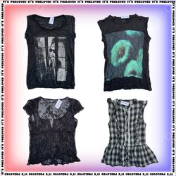 Soft Goth Bundle - tops, dresses, skirts (SS-1992)