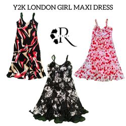 Y2K London Girl Maxi Dress RW-1569