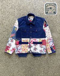 Upcycled Denim Quilt Jacket