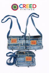 CR6581  Upcycled Levi’s Bags