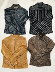 Leather Straight Jacket for Women