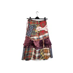 UPCYCLED TARTAN SKIRT