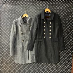 Branded Wool Coat (FNC:1457)
