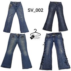 Y2K Unique Bootcut Jeans (SV_002)