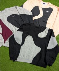 Upcycled Nike patch work sweatshirt