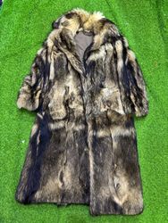 Real fur coats