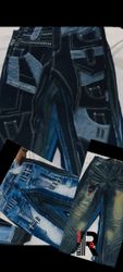 Mix brands hip hop jeans