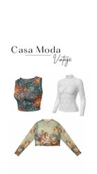 Y2k European Mesh Tops 1302262