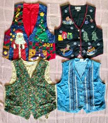 Denim embroidery waistcoat 20 pieces