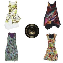 Y2K Abstract Graphic Dresses