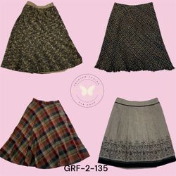 Premium Wool Blend Midi Skirt – Timeless Cold-Weat..