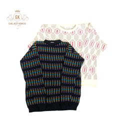 Vintage Printed Sweater