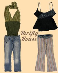 Casual Cool: Y2K Edition Tops & Jeans(TH/216)