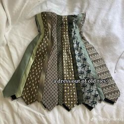 Vestito in stile Y2K riciclato