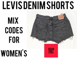 DESIGNER LEVIS DENIM SHORTS