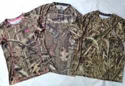 CR6629 Vintage Camo Print T-Shirts