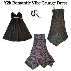 Vestido Grunge Vibe Romântica Y2K RW-1588