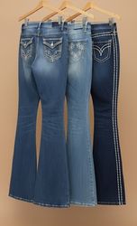 Y2K Embellished Jeans Backprints
