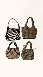 Y2K Animal Print Bags