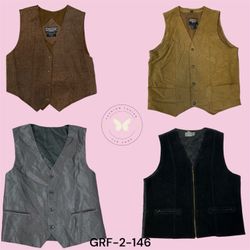 Women’s Genuine Suede Vest – Western Fringe Sleeve..