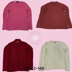 Women’s Classic Cable Knit Sweater – Soft Cozy Win..